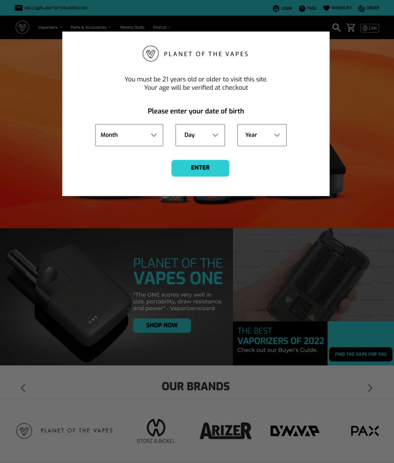 Planet of the vapes variation