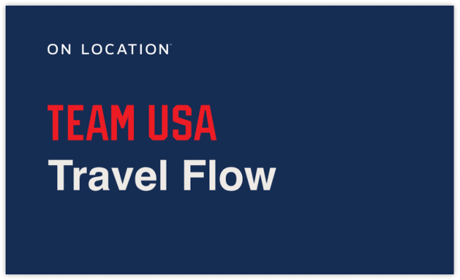 Team USA Travel Flow
